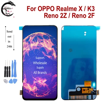 

6.53" LCD For OPPO Realme X K3 LCD Reno 2Z 2F Display Touch Screen Digitizer Sensor Assembly RealmeX Reno2Z Reno2F LCD Display