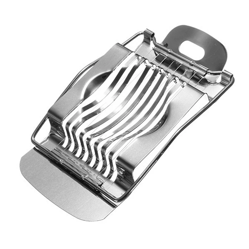

1Pcs Stainless Steel Boiled Egg Slicer Section Cutter Mushroom Tomato Cutter Kitchen Tool New Kitchen Accessories-ABUX