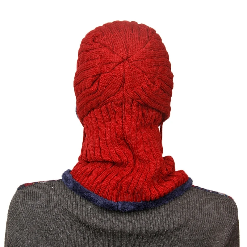 Зимняя женская детская шапка, шарф, снуд, короткий вязаный плюшевый шарф с капюшоном и теплая Защитная Ушная шапка с помпоном, шарфы, аксессуары