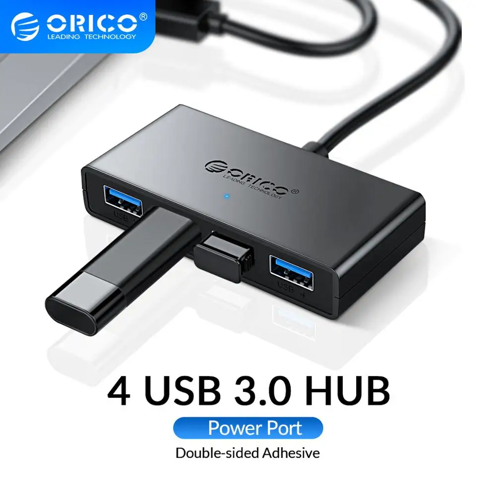 USB Hub, VENTION 4-Port USB 3.0 Ultra Slim Hub USB Splitter USB Extension  Hub USB Port Hub Multiport Adapter USB Extender for
