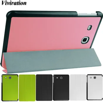 

Slim Folding Flip Stand Cover For Samsung Tab E 9.6 T560 T561 SM-T560 SM-T561 Funda Capa Tab E 9.6 Inch Leather Tablet PC Case
