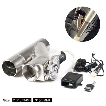 

Patented Product jdm 2.5" 3" Electric Exhaust Dump Cutout E-cut Out Bypass Switch Dual-Valve System