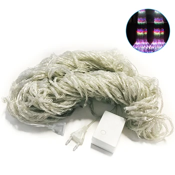 

Christmas LED Waterfall Meteor Shower Rain String Light Holiday Halloween Decorative Lights for Home Bedroom Party WWO66