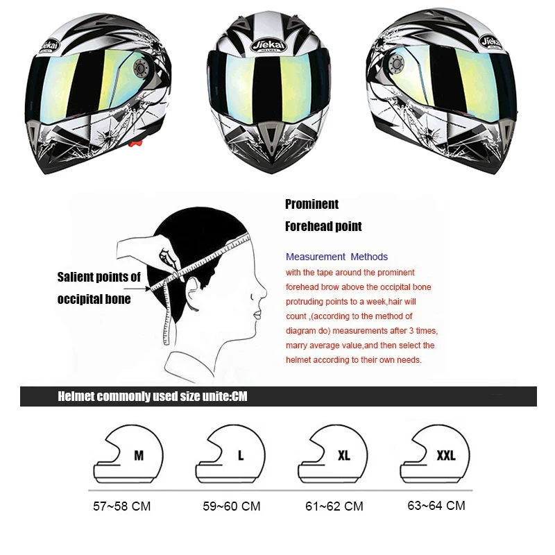 Racing Motorcycle Helmet Craniacea Anti-Vibration Durable Safety Hat for Bike