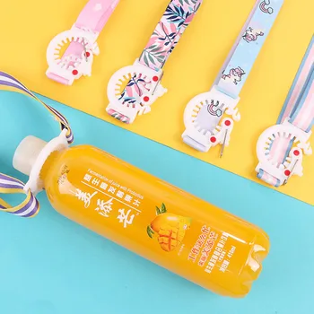

Fashion Water Bottle Strap Plastic Beverage Bottle Buckle Clips Baby Kid Shoulder Belt Lanyard Bottle Buckle Baldric Accessories