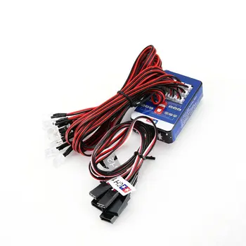 

New 12 LED Lighting System Kit Smart Simulation RC Car Lights for 1/10 Drift On Road RC Car Yokomo Tamiya Hop-up Car Parts