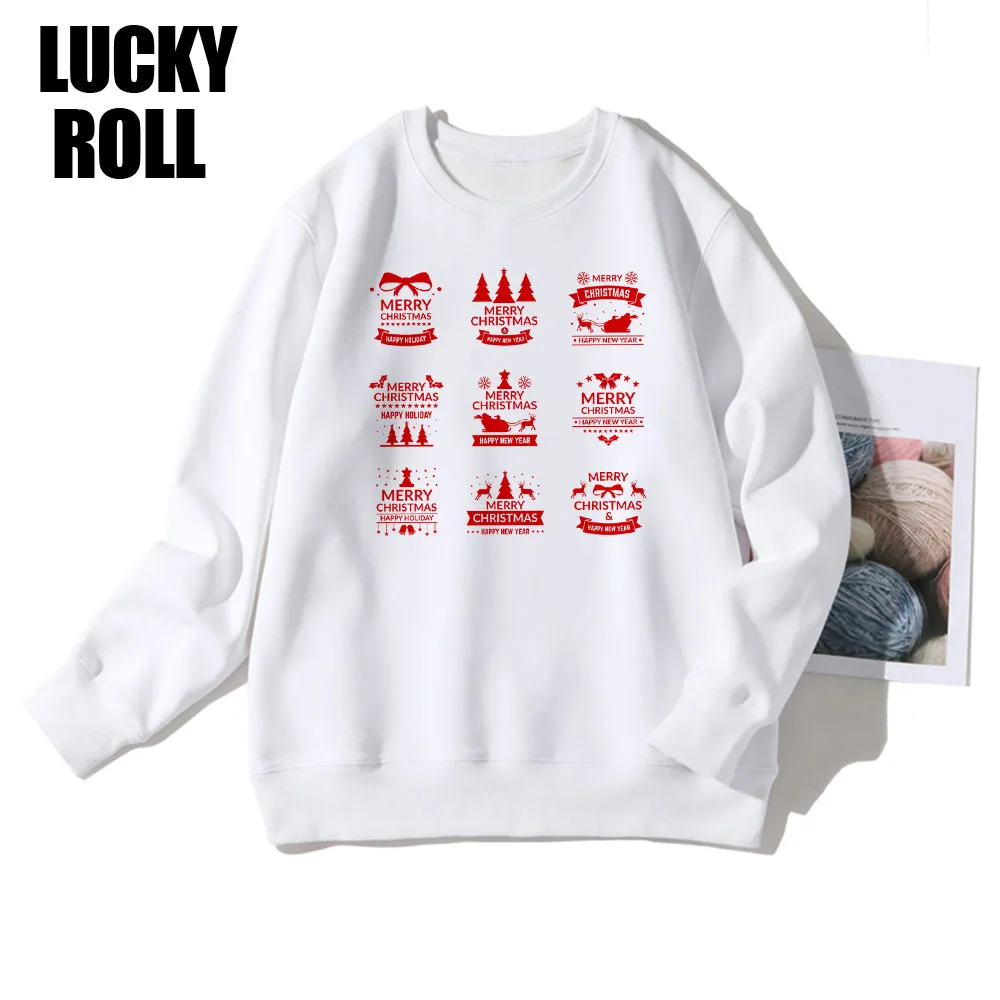 

LUCKYROLL Christmas Elk Hoodie Best Friends Pullover Oversize Sweatshirt Hipster Clothes Europe And America Streetwear Vogue