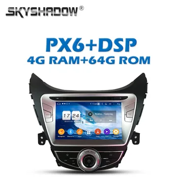 

PX6 DSP IPS Android 9.0 4G + 64G Car DVD Player GPS map Radio wifi Bluetooth 5.0 For Hyundai Elantra Avante I35 2011 2012 2013