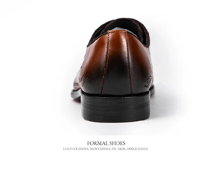 Мужская официальная оксфордская обувь из натуральной кожи с лазерной гравировкой; модная офисная обувь в деловом стиле; элегантные свадебные модельные туфли с квадратным носком