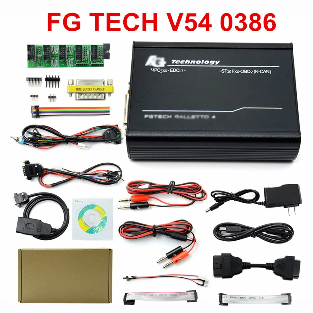 ЕС 0475 Fgtech Galletto 4 Master V54 ECU программист добавить функция BDM/OBD K-CAN Fg Tech Galletto 4 V54 без необходимости активации - Цвет: FG TECH 0386