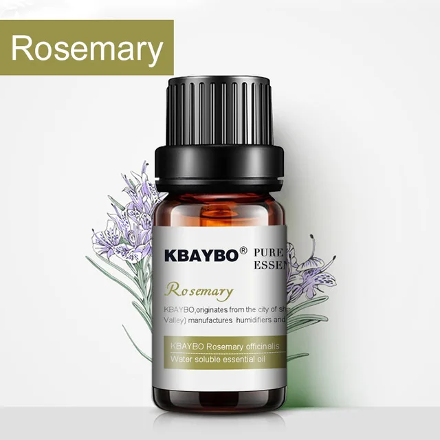 Rosemary Эфирные масла для диффузора, ароматерапия увлажнитель 6 видов аромата лаванды, чайного дерева, розмарина, лемонграсса, апельсина - Цвет: Rosemary