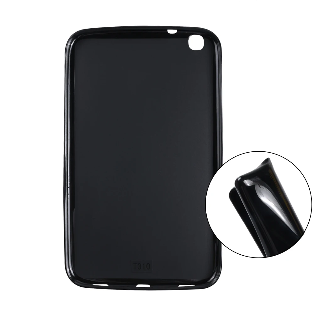 

Case For Samsung Galaxy Tab 3 8.0 inch SM-T310 T311 T315 Soft Silicone Protective Shell Shockproof Tablet Cover Bumper Fundas