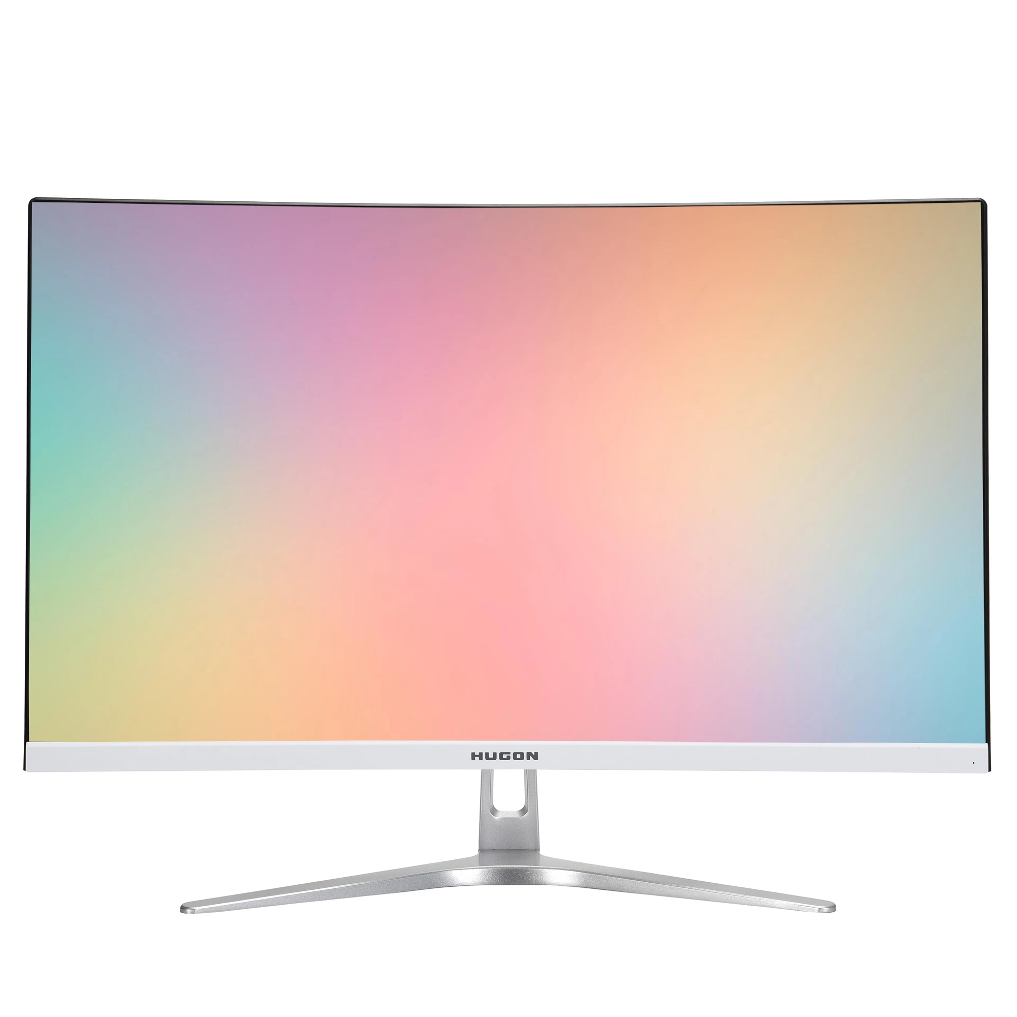 Hugon 27インチ75hzのledモニターtft 液晶19 1080 1080p曲面スクリーンゲームディスプレイ用のvga Hdmiオーディオインタフェース Lcd Monitors Aliexpress
