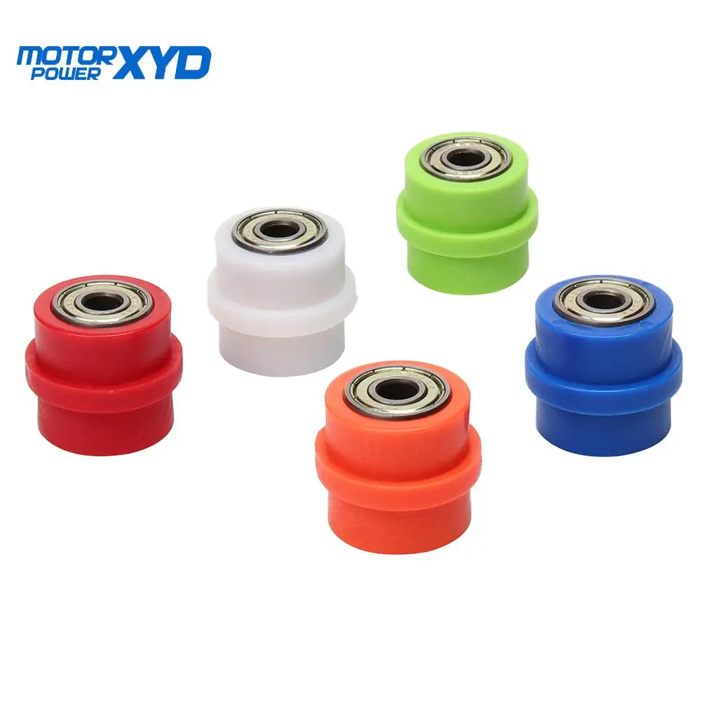 

8mm 10mm Chain Roller Pulley Tensioner Guide Wheel For 50 70 90 110 125 140 150 160cc Dirt Bike Pit Bike Motorcycle Accessories