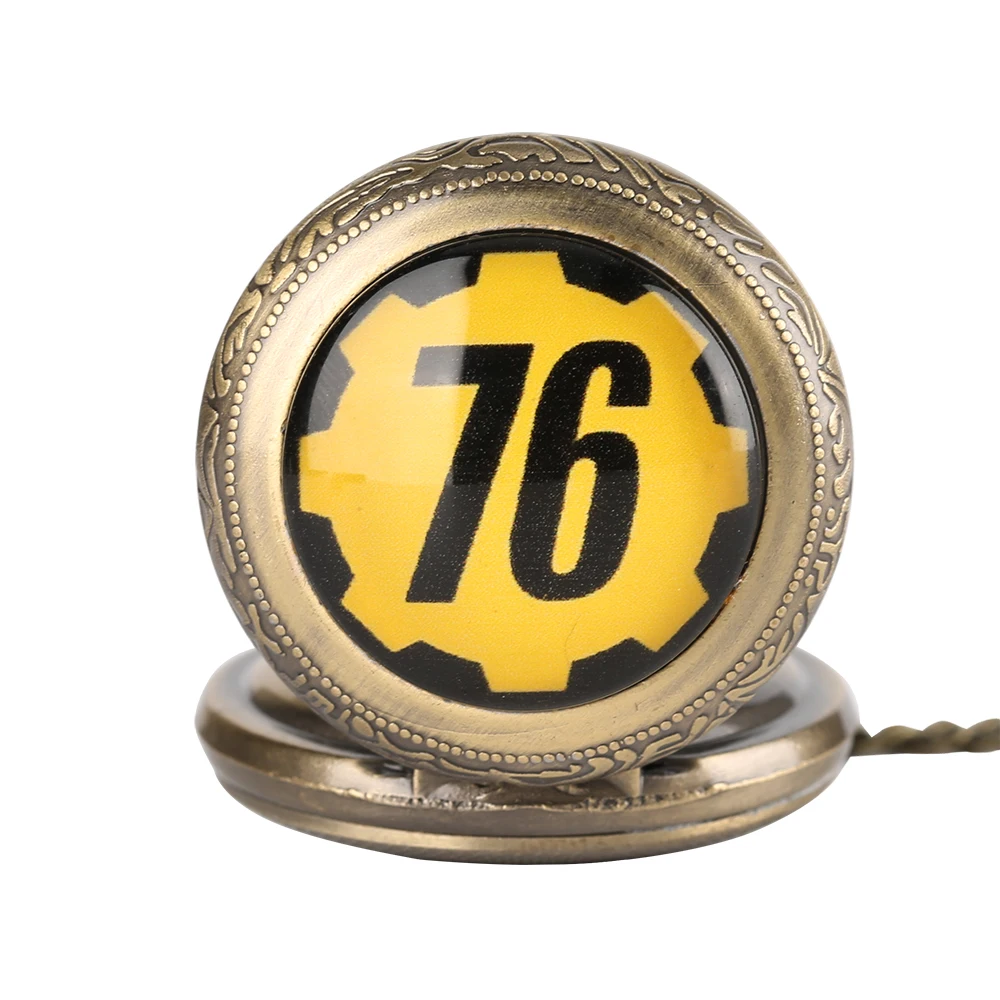 New Theme Survive in FALLOUT 76 the End of FALLOUT 4 Quartz Pocket Watch with Necklace 3