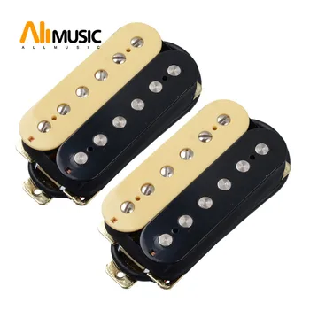 

Dula Coil Open Style Humbucker Electric Guitar Pickup Bridge Pickup Ivory/Black