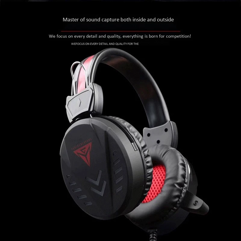 Stereo Gaming Headset for PS4 PC Noise Cancelling over Ear Headphones with LED Light Bass Surround Soft Memory Earmuffs