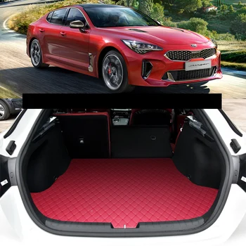 

Leather Car Trunk Mat Cargo Liner for kia stinger Interior Rug Carpet Accessories 2019 2020