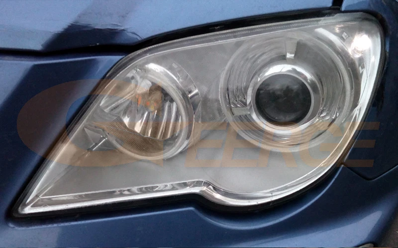 Для Chrysler pelifica 2007 2008 головной светильник ультра яркий SMD СВЕТОДИОДНЫЙ ангельские
