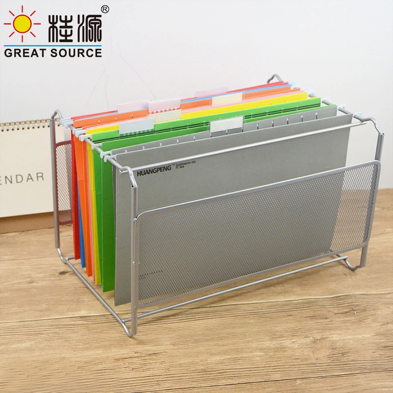 Makeasy F/C 서스펜션 폴더 홀더 금속 메쉬 홀더 사무용품(W39*D28.5*H24.5cm)
