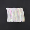 12pcs Guitar Soundhole Rosette Paua Abalone Shell Inlay White Pearl Curved Strips Guitar Sound Hole Inlay 2mm 3mm 4mm width ► Photo 2/6