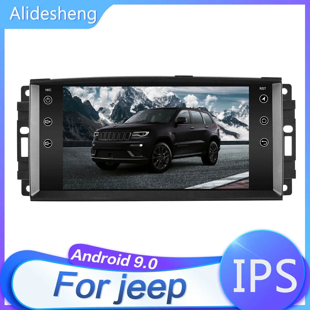 7 inch Car android 9.1 Radio Multimedia for Dodge Ram Challenger Jeep Wrangler JK Cherokee Chrysler GPS No DVD|Car Multimedia Player| - AliExpress