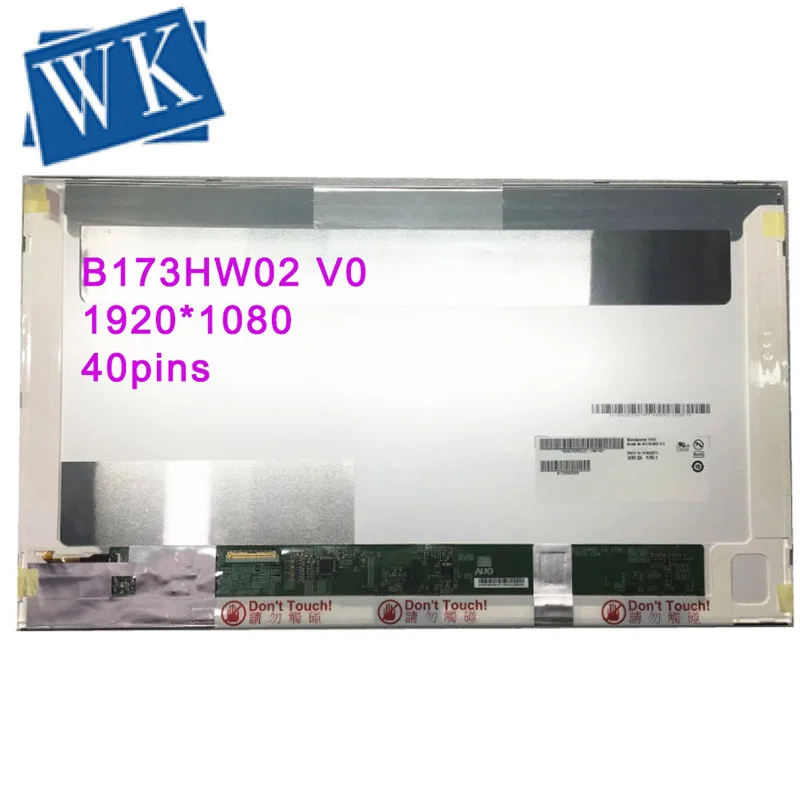 Бесплатная доставка B173HW02 V.0 V.1 HSD173PUW1 B173HW01 N173HGE-L11 L21 LP173WF1 TLB2 1920*1080 40PIN ЖК-дисплей