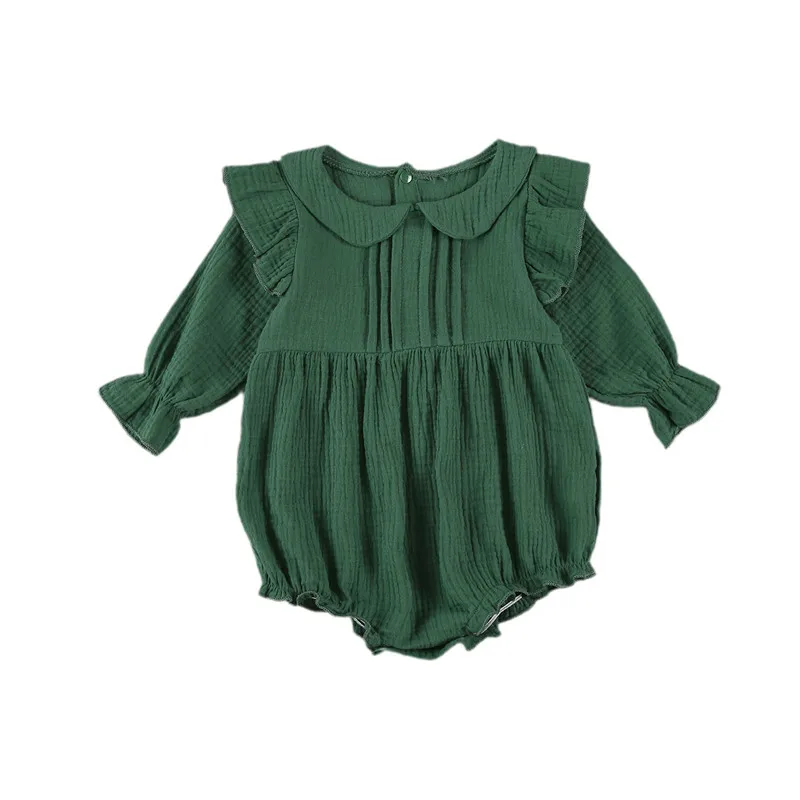 

Body Baby One-Pieces suits Kid Girl Long Sleeve Buttons Bodysuits Summer Spring Fall Outfits Baby Clothing