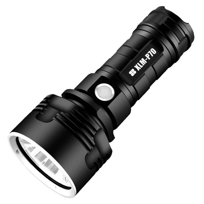 

Top-Super Powerful LED Flashlight XHP70 Torch USB Rechargeable Waterproof Lamp Ultra Bright Lantern Camping
