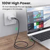 100W USB Type C To USB C Cable Quick Charge 4.0 PD 5A USB-C Type-c Fast Charging Charger for Samsung S10 S20 MacBook Pro iPad ► Photo 2/6