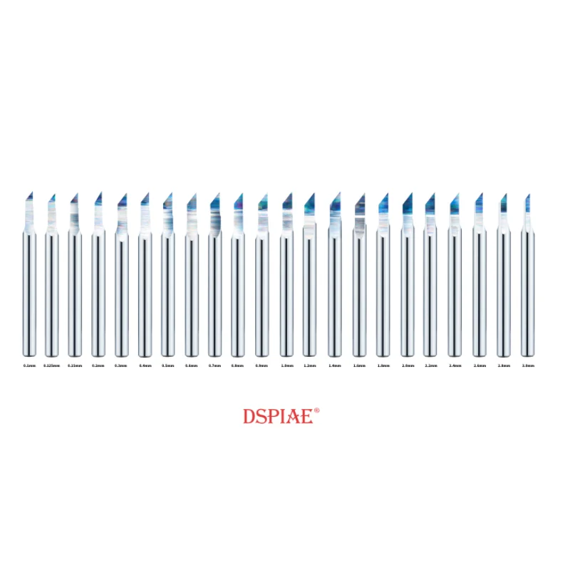DSPIAE PB 시리즈 텅스텐 스틸 푸시 브로치, 취미 액세서리, 공예 도구