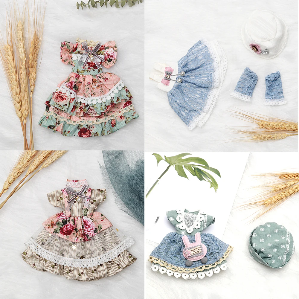 Accesorios de muñeca BJD, 26cm, vestido de muñeca de 10 pulgadas para blyther, sombrero de ropa de muñeca, vestido DIY para niños, ropa de juguete, regalos para niñas, 1/6