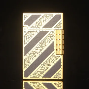 

Bussiness Gas Lighter Compact Jet Butane Engraving Metal Gas PING Bright Sound Cigarette lighter Inflated Gadgets For Men Gifts