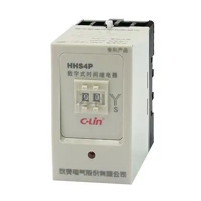 

JS14P 1-99s Second DPDT 2NO 2NC Programmable Time Delay Relay AC 380V