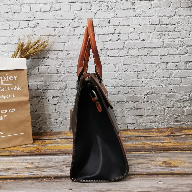 Новые винтажные женские сумки из натуральной кожи большой емкости женская сумка для покупок Роскошные Брендовые женские сумки на плечо