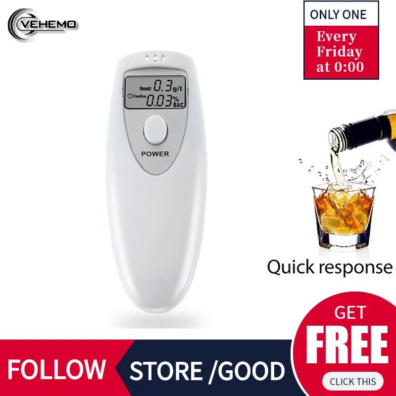 Taglia : 110 * 70 * 25mm FMN-TEST Alcohol Tester Etilometro Schermo Analyzer Detector Test di Portachiavi breathalizer Alco DeviceLCD