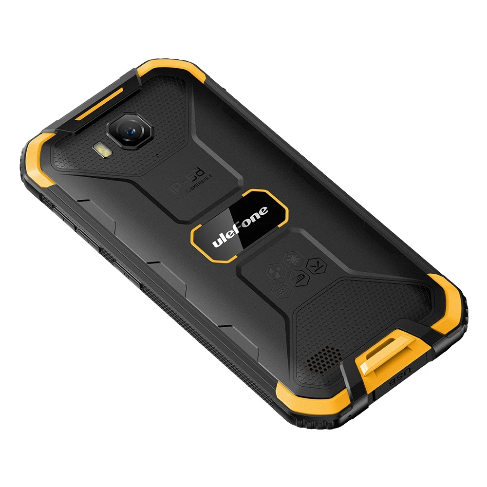 Ulefone Armor X6 IP68 прочный водонепроницаемый мобильный телефон " Android 9,0 MTK6580A/W четырехъядерный 2 ГБ+ 16 Гб Face ID 4000 мАч 3g смартфон