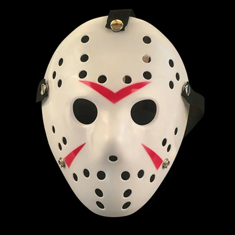 Хэллоуин маска Джейсона хоккейная Косплей Хэллоуин убийца жуткий, пугающий вечерние декоративная маска Праздничная Маскарадная маска V для вендетты