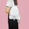 ZENCY Silver Meatal Hardware 100% Genuine Cow Leather Women Backpack Lady Girl First Layer Cowhide Book Bag Style Knapsack Purse 5