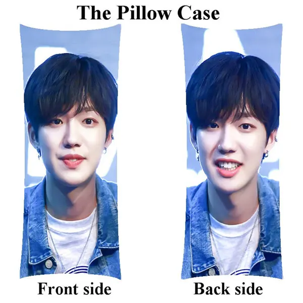 pillowcase Девушка парень Лим молодых мин тела подушку Чехол в Корейском стиле AB6IX длинная подушка крышка - Цвет: pillowcase