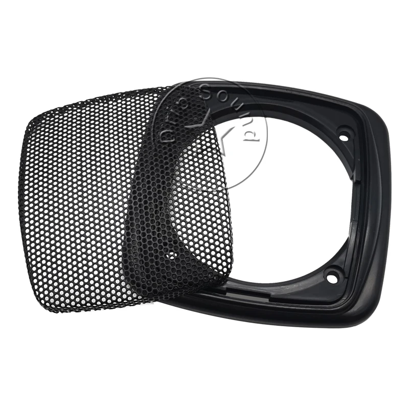 para Polegada Grade de Alto-falante Quadrado Capa Hige-grade Áudio do Carro Decorativo Círculo Metal Malha Proteção Conversão Net 99x99 mm - Image 2
