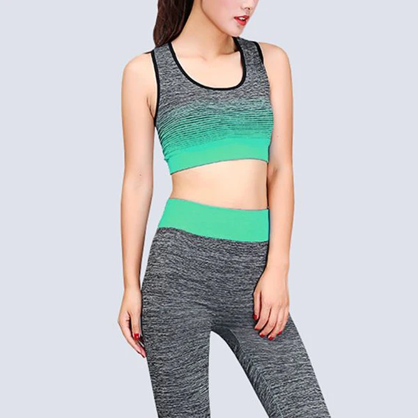 

NEW Yoga Set Women Sports Bra Top Leggings Pants Gym Sportswear Fitness Clothing Suit
