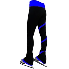 Износостойкие водонепроницаемые уличные колготки, штаны для фигурного катания, теплые фланелевые тренировочные штаны для соревнований, детские штаны в полоску