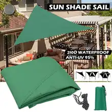 3 м/4 м/6 м тент укрытие от солнца Пляж Открытый Кемпинг Сад солнцезащитный тент навес Зонт гамак дождь Летающий брезент водонепроницаемый тентовая тень