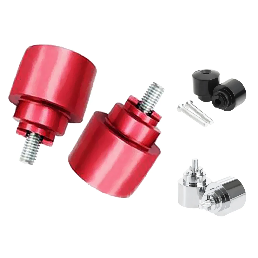 1PC Bar Ends Hand Grip Handlebar End Caps Cover For Honda CBR600RR 1000R