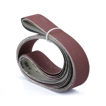 

6PCS 2*72inch Grinding Sanding Belts 180/240/320 Grit For Wood Metal Leather 1800*50mm Sanding Paper Aluminium Oxide