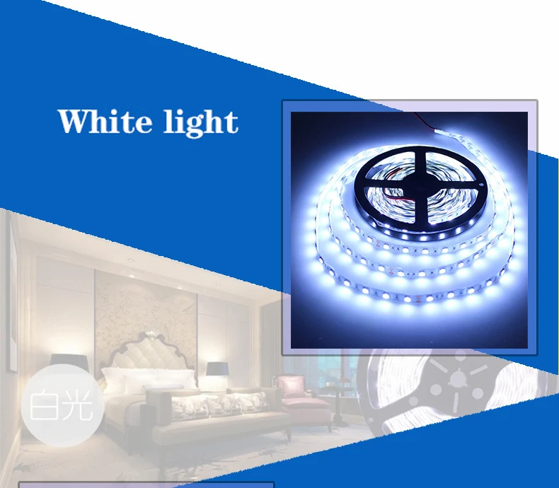 5 метров 300 светодиодов RGB светодиодные ленты свет 5050 DC12V 60 светодиодов/м гибкая лента освещения белый/теплый белый/синий полосы Блистер