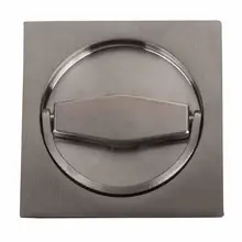 

Practical Hidden Handle Square Waterproof Anti Corrosion 304 Stainless Steel Thick Base Firm Door Pull Handle for Furniture