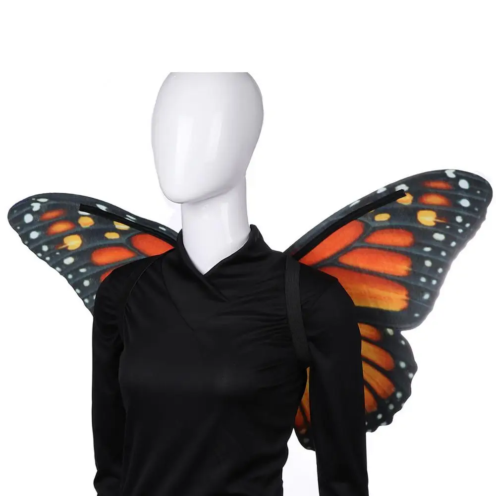 Большие Феи; бабочки; крылья дышащий костюм для нарядов вечерние Хэллоуин фея леди танец шоу аксессуары к костюму для Косплей