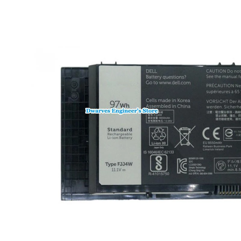 Bateria Do Portátil Para Precision M6600 FJJ4W